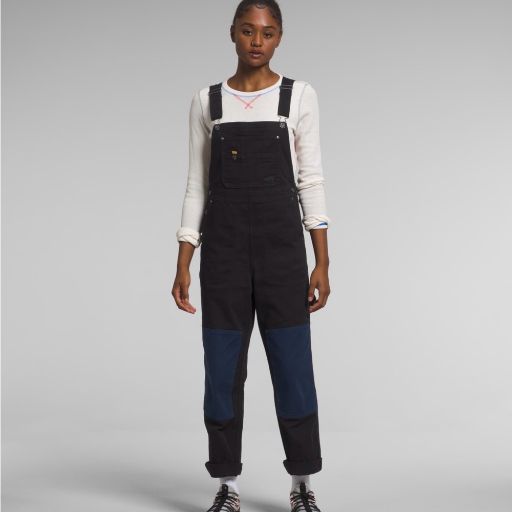 The North Face Women's Black and Navy Overalls